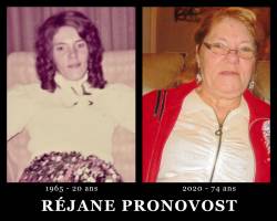 Pronovost, Réjane